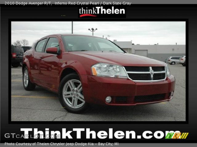 2010 Dodge Avenger R/T in Inferno Red Crystal Pearl