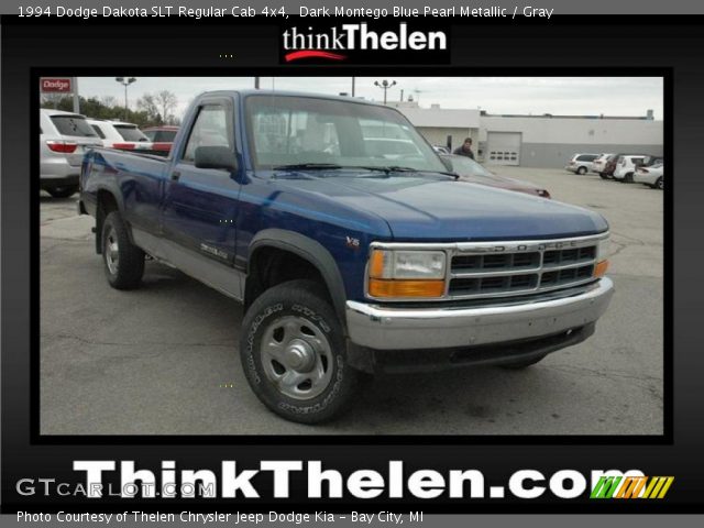 1994 Dodge Dakota SLT Regular Cab 4x4 in Dark Montego Blue Pearl Metallic