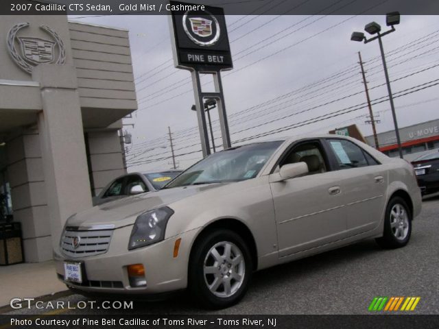 2007 Cadillac CTS Sedan in Gold Mist