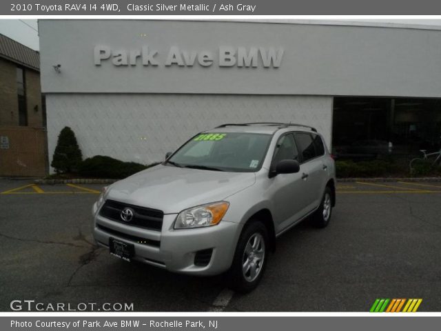 2010 Toyota RAV4 I4 4WD in Classic Silver Metallic