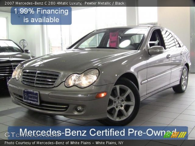 2007 Mercedes-Benz C 280 4Matic Luxury in Pewter Metallic