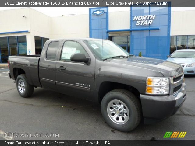 2011 Chevrolet Silverado 1500 LS Extended Cab 4x4 in Taupe Gray Metallic