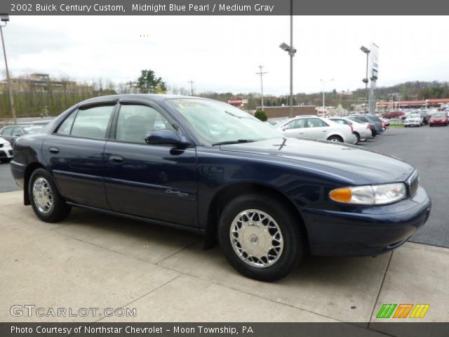 2002 Buick Century Custom in Midnight Blue Pearl