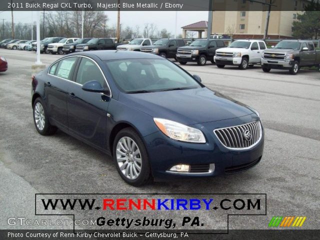 2011 Buick Regal CXL Turbo in Majestic Blue Metallic