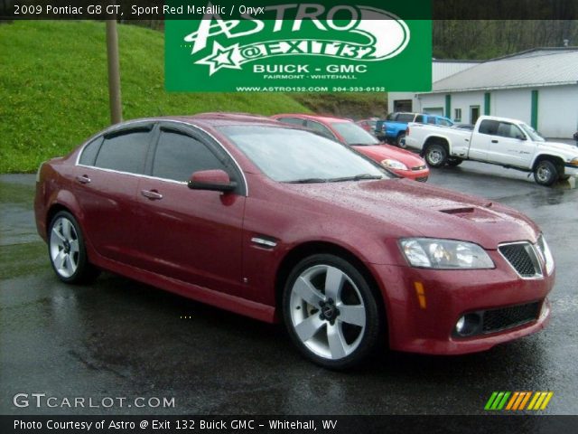 2009 Pontiac G8 GT in Sport Red Metallic