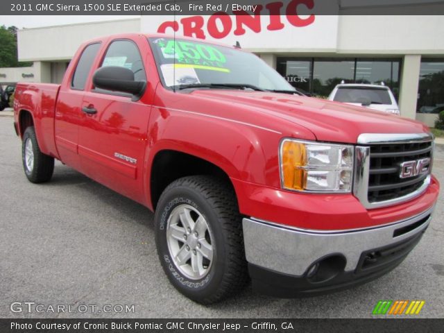 2011 GMC Sierra 1500 SLE Extended Cab in Fire Red