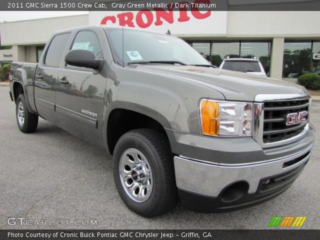 2011 GMC Sierra 1500 Crew Cab in Gray Green Metallic