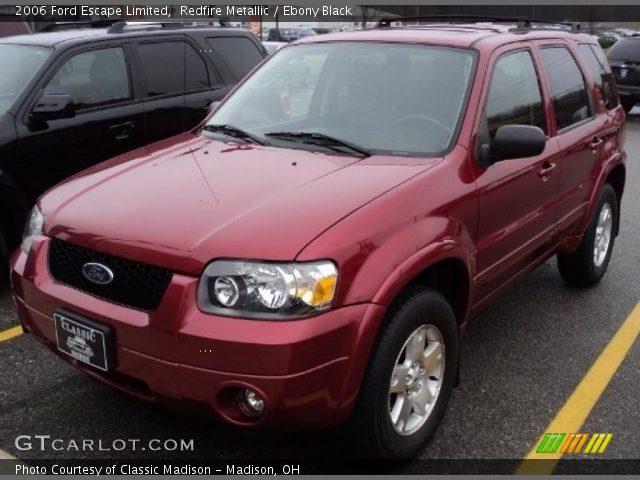 2006 Ford Escape Limited in Redfire Metallic