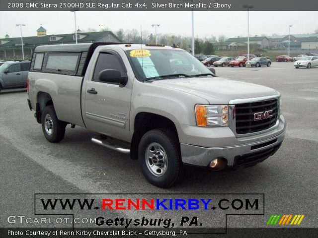 2008 GMC Sierra 2500HD SLE Regular Cab 4x4 in Silver Birch Metallic