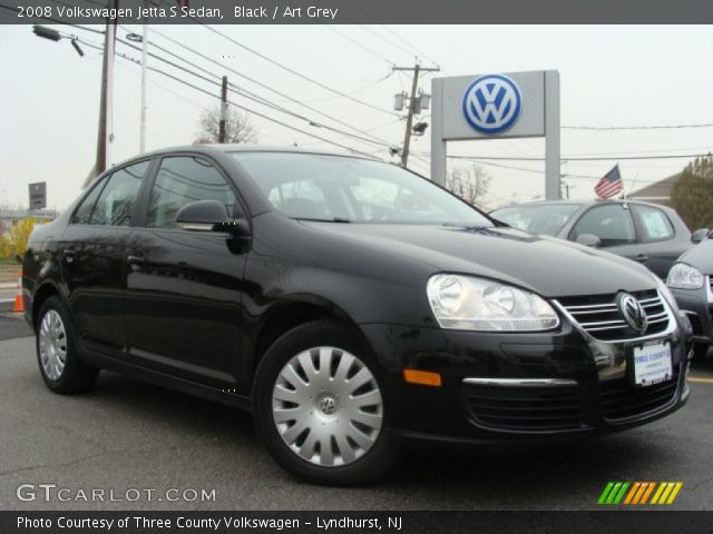 2008 Volkswagen Jetta S Sedan in Black