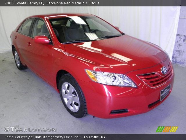2008 Toyota Camry LE in Barcelona Red Metallic