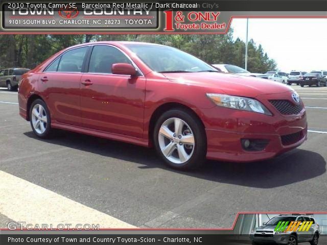 2010 Toyota Camry SE in Barcelona Red Metallic