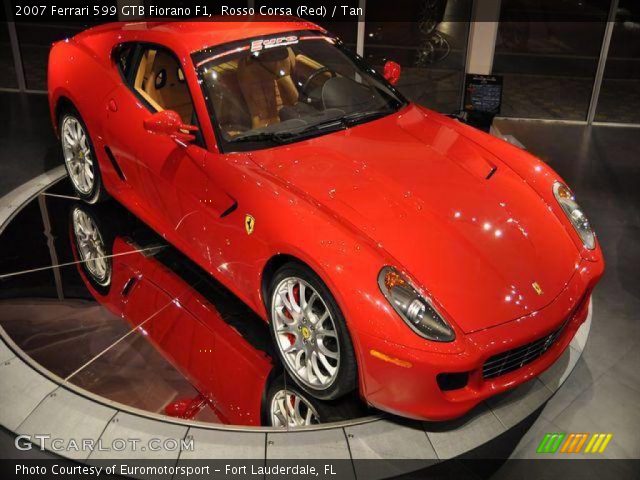 2007 Ferrari 599 GTB Fiorano F1 in Rosso Corsa (Red)