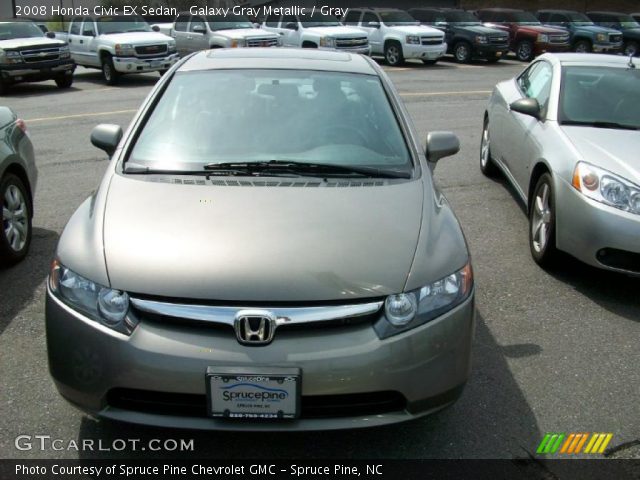 2008 Honda Civic EX Sedan in Galaxy Gray Metallic