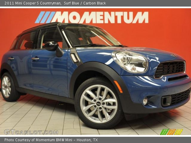 2011 Mini Cooper S Countryman in Surf Blue