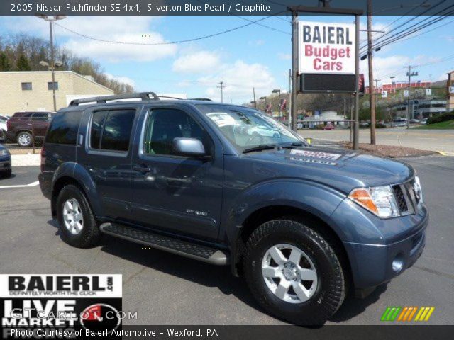 2005 Nissan Pathfinder SE 4x4 in Silverton Blue Pearl