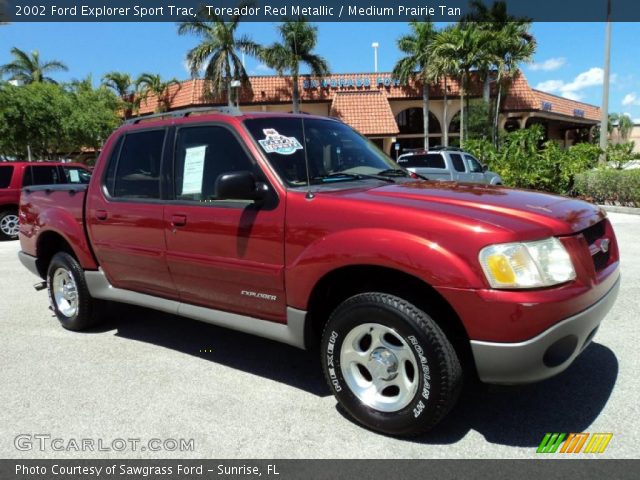 2002 Ford Explorer Sport Trac  in Toreador Red Metallic