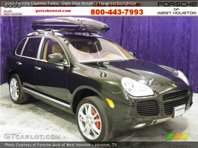 2006 Porsche Cayenne Turbo in Dark Olive Metallic