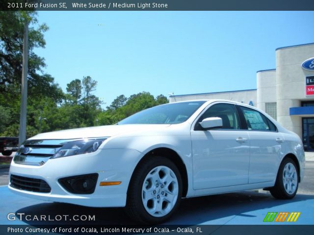 2011 Ford Fusion SE in White Suede