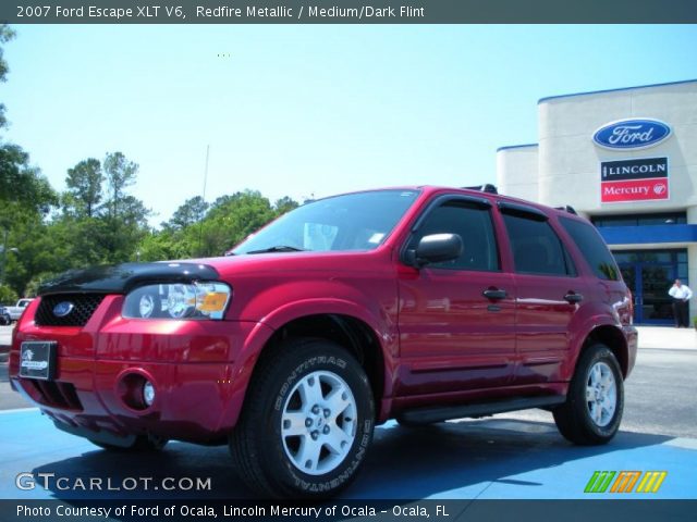 2007 Ford Escape XLT V6 in Redfire Metallic