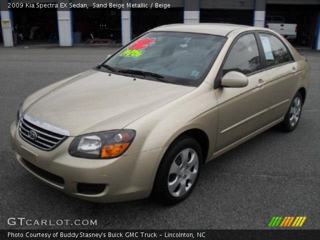 2009 Kia Spectra EX Sedan in Sand Beige Metallic