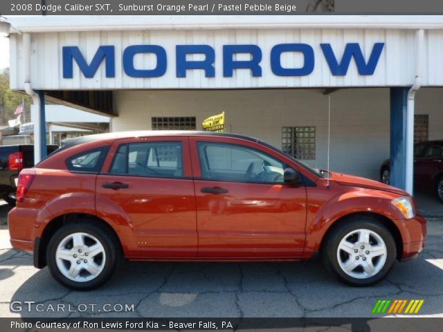 2008 Dodge Caliber SXT in Sunburst Orange Pearl