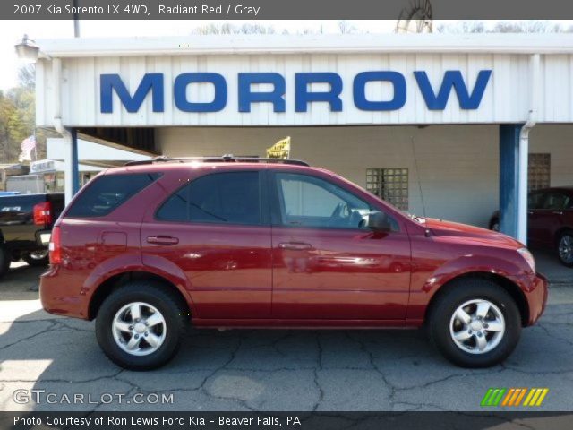 2007 Kia Sorento LX 4WD in Radiant Red