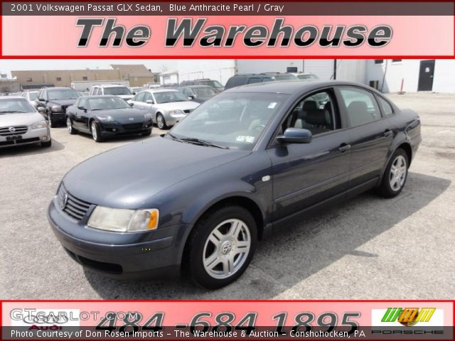 2001 Volkswagen Passat GLX Sedan in Blue Anthracite Pearl