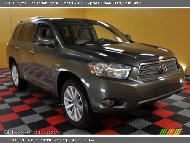 2008 Toyota Highlander Hybrid Limited 4WD in Cypress Green Pearl