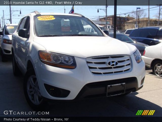 2010 Hyundai Santa Fe GLS 4WD in Pearl White