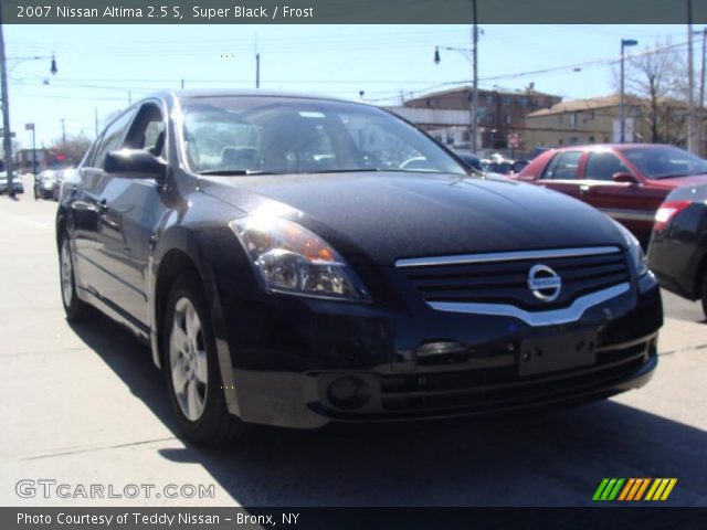 2007 Nissan Altima 2.5 S in Super Black