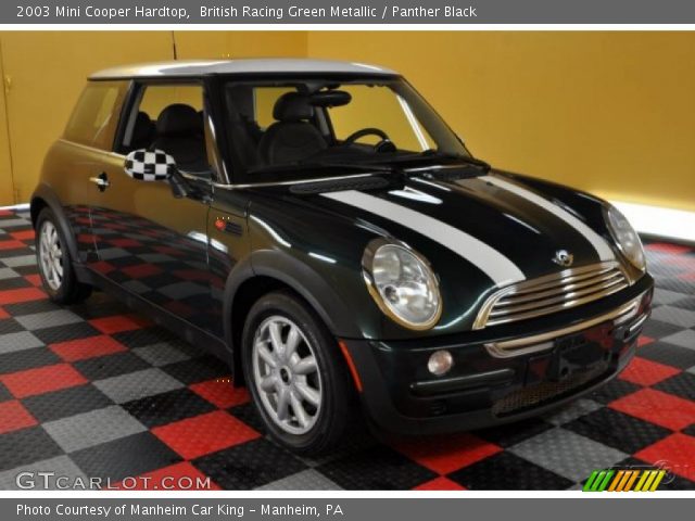 2003 Mini Cooper Hardtop in British Racing Green Metallic