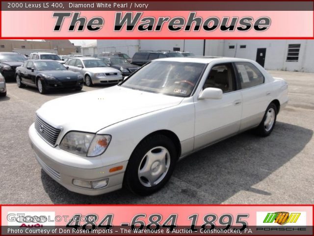 2000 Lexus LS 400 in Diamond White Pearl