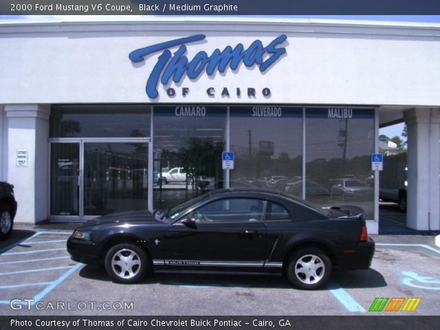 2000 Ford Mustang V6 Coupe in Black