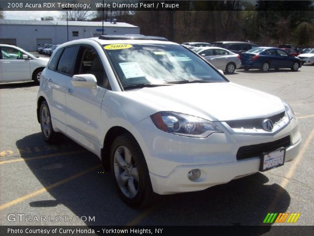 2008 Acura RDX Technology in White Diamond Pearl