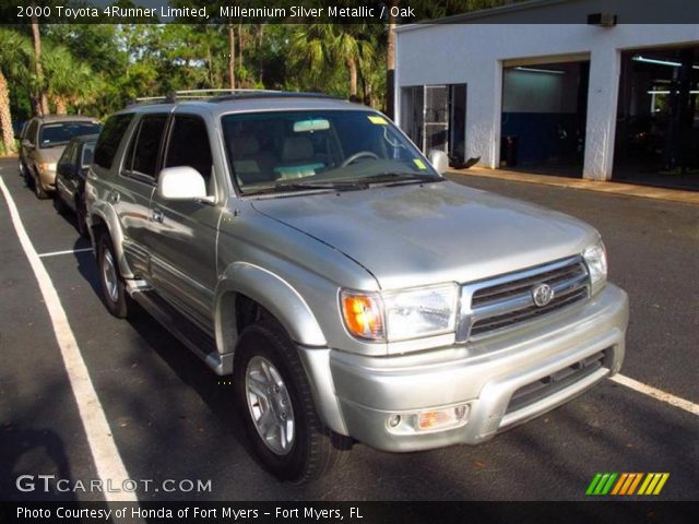 2000 Toyota 4Runner Limited in Millennium Silver Metallic