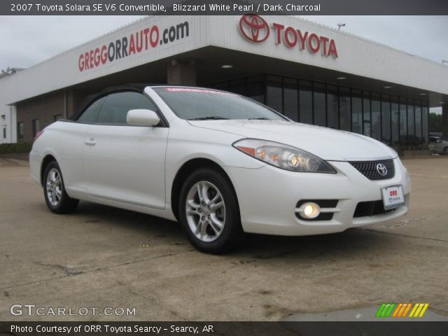 2007 Toyota Solara SE V6 Convertible in Blizzard White Pearl