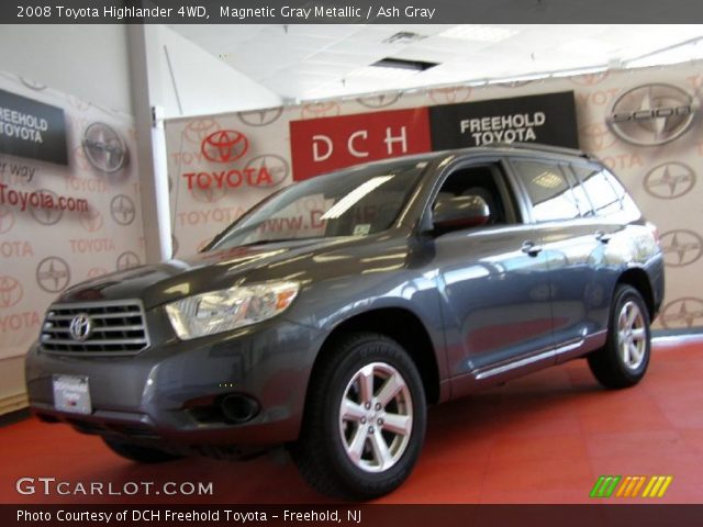 2008 Toyota Highlander 4WD in Magnetic Gray Metallic