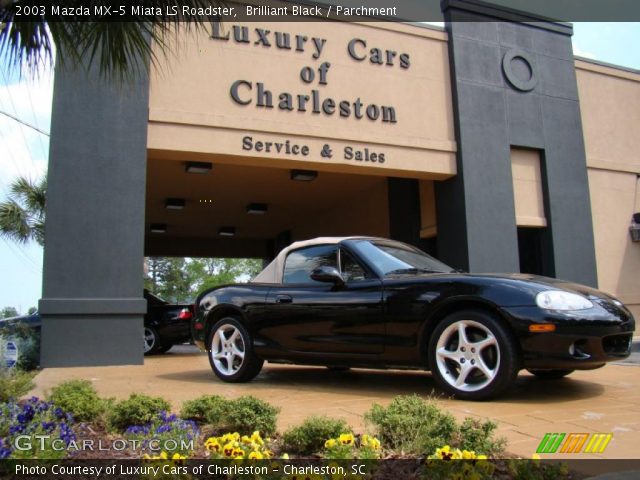 2003 Mazda MX-5 Miata LS Roadster in Brilliant Black