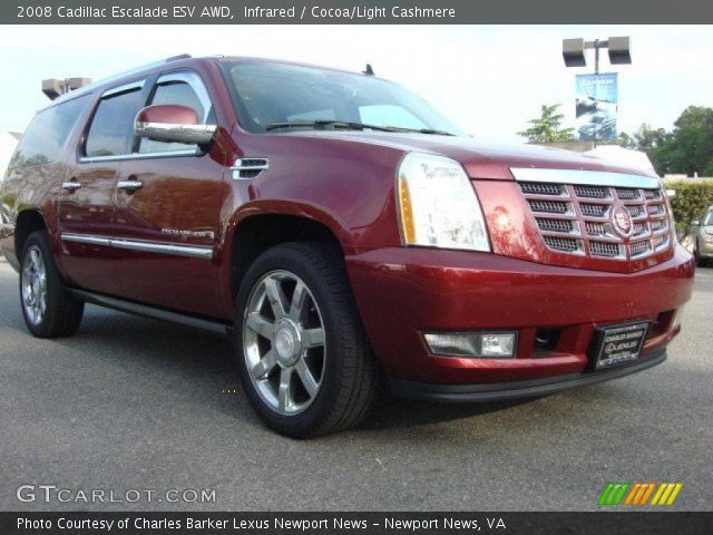 2008 Cadillac Escalade ESV AWD in Infrared