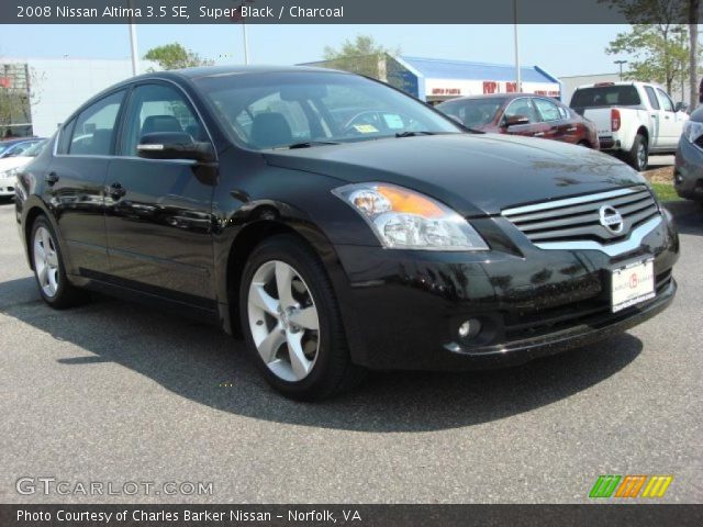 2008 Nissan Altima 3.5 SE in Super Black