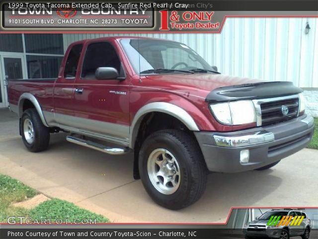 1999 Toyota Tacoma Extended Cab in Sunfire Red Pearl