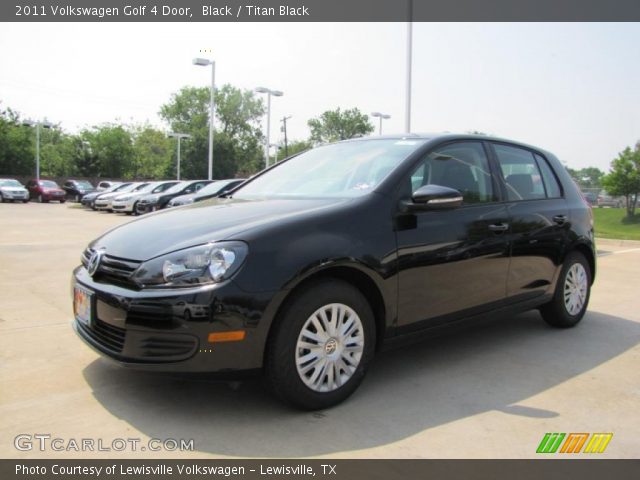 2011 Volkswagen Golf 4 Door in Black