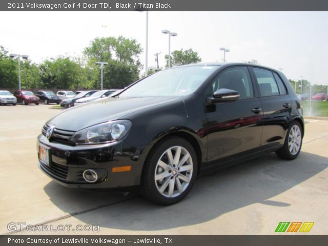 2011 Volkswagen Golf 4 Door TDI in Black