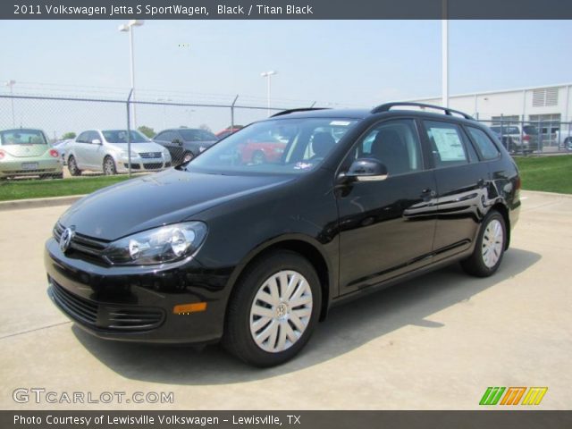 2011 Volkswagen Jetta S SportWagen in Black