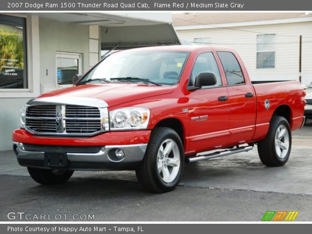 2007 Dodge Ram 1500 Thunder Road Quad Cab in Flame Red