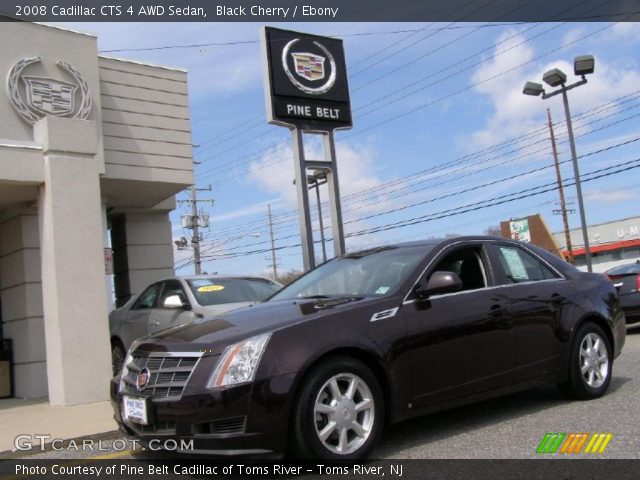 2008 Cadillac CTS 4 AWD Sedan in Black Cherry