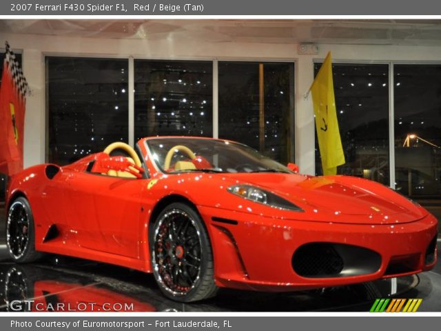 2007 Ferrari F430 Spider F1 in Red