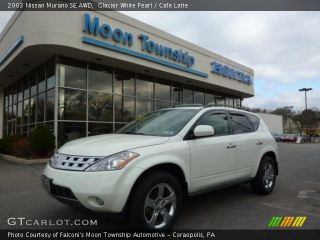 2003 Nissan Murano SE AWD in Glacier White Pearl