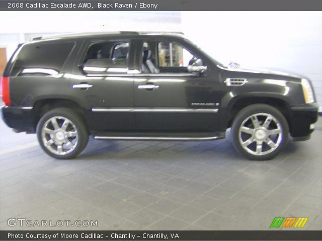2008 Cadillac Escalade AWD in Black Raven